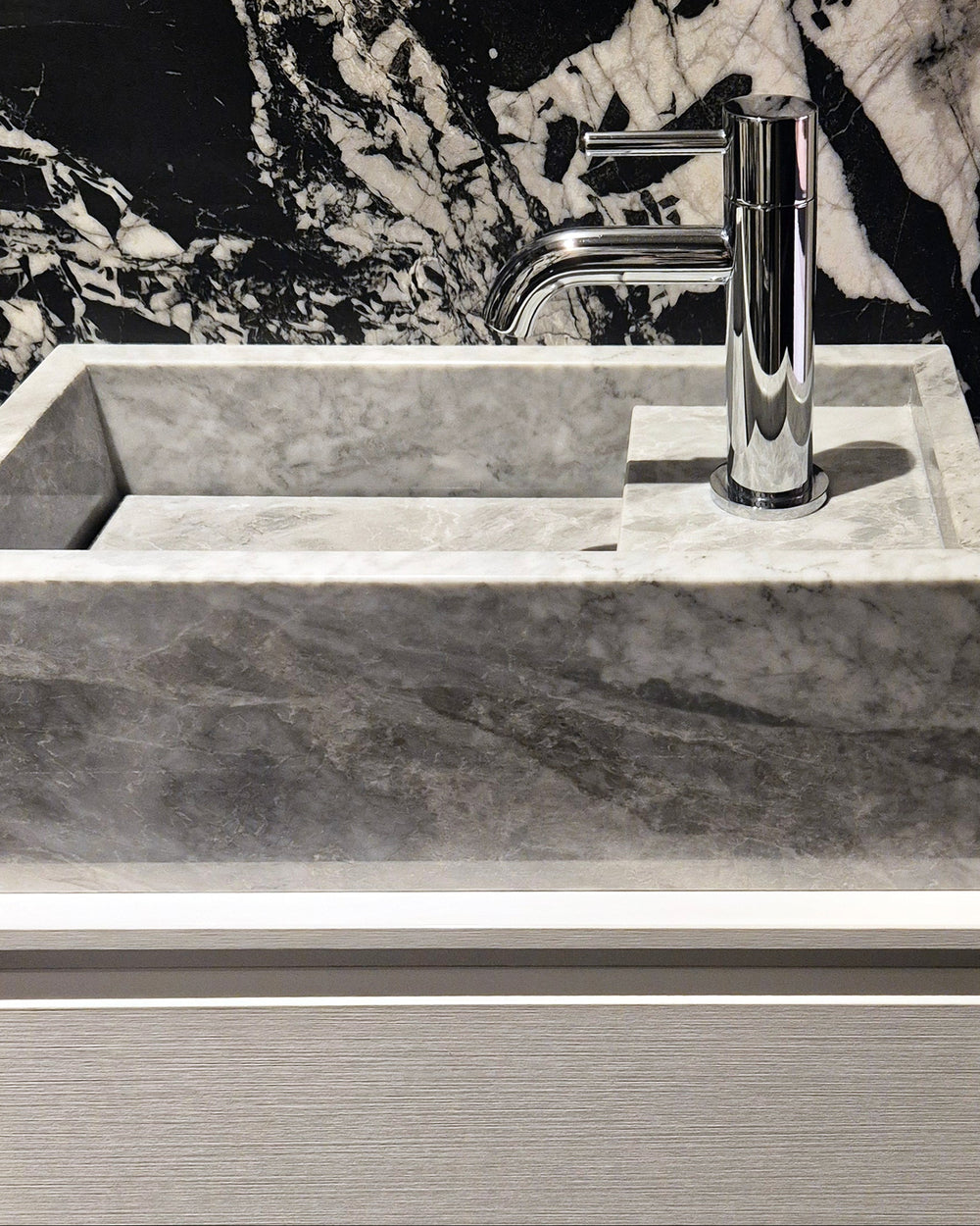 Plate fontein Grigio Trambiserra 40