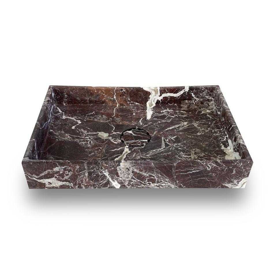 Rocky rechthoek Rosso Levanto