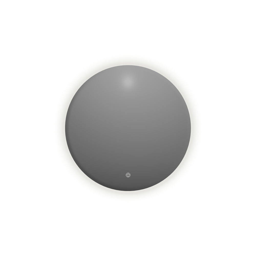 Simpel ronde spiegel inclusief verlichting en verwarming