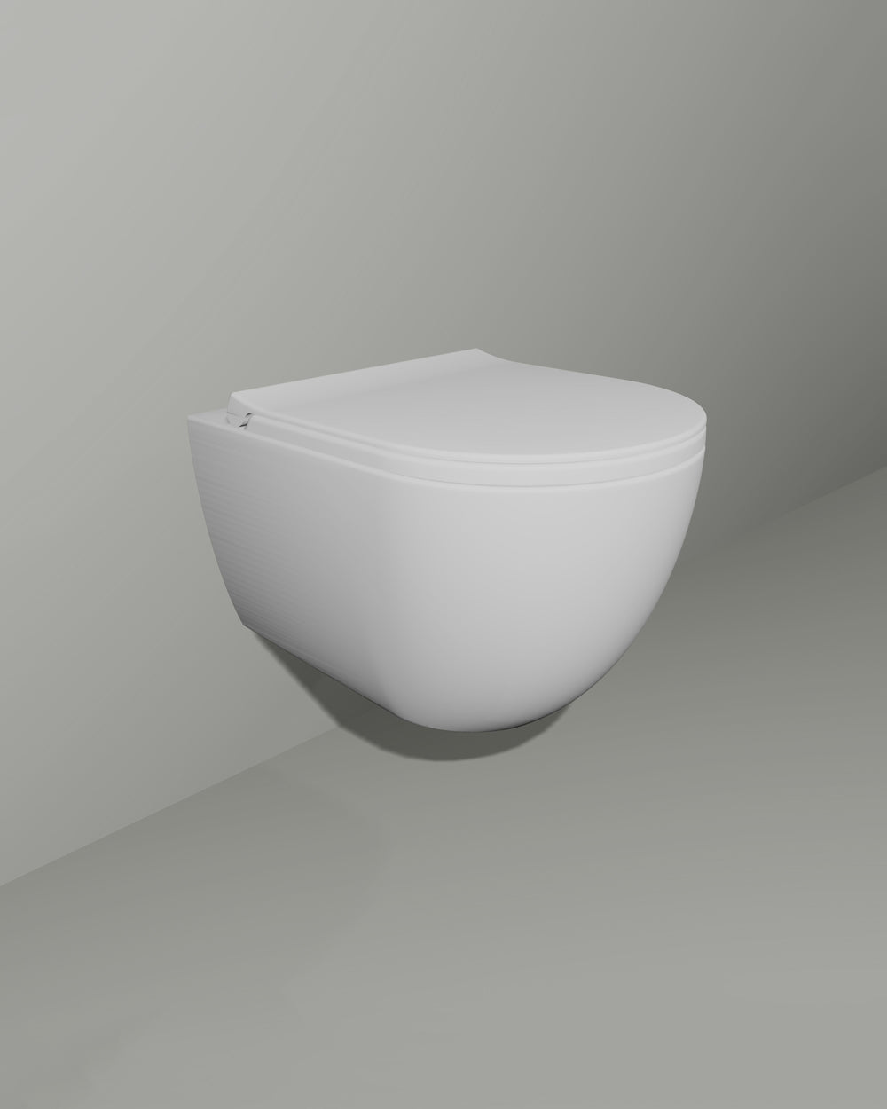 Compact rimless WC-pack