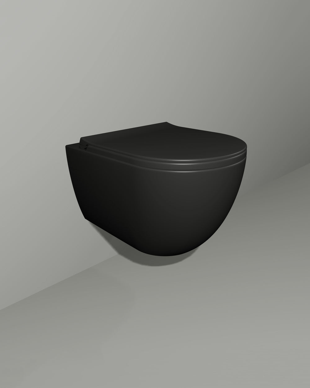 Compact rimless WC-pack