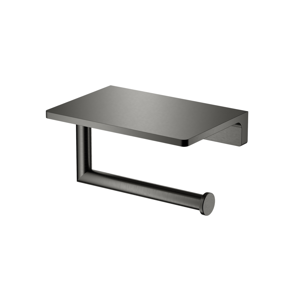 Tuvalu toiletrolhouder met planchet