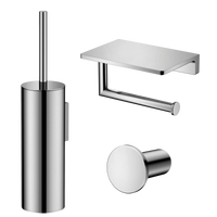 Tuvalu toilet accessory set with shelf